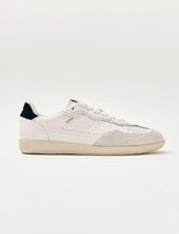 Alohas Grey Black Leather Trainers