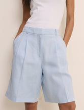 Baby Blue Bermuda Tailored Shorts