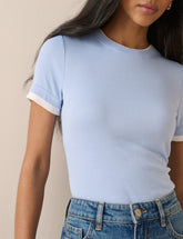 Baby Blue Double Layer T-Shirt