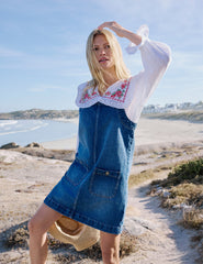 (HOLD) Denim Reggie Mini Dress