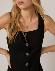 Black Rosie Mini Shift Dress