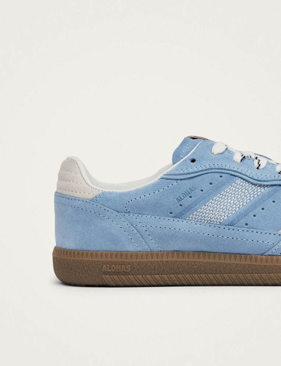 Alohas Cornflower Blue Leather Sneakers
