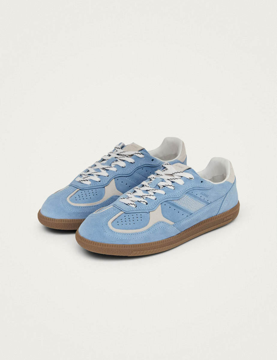 Alohas Cornflower Blue Leather Sneakers