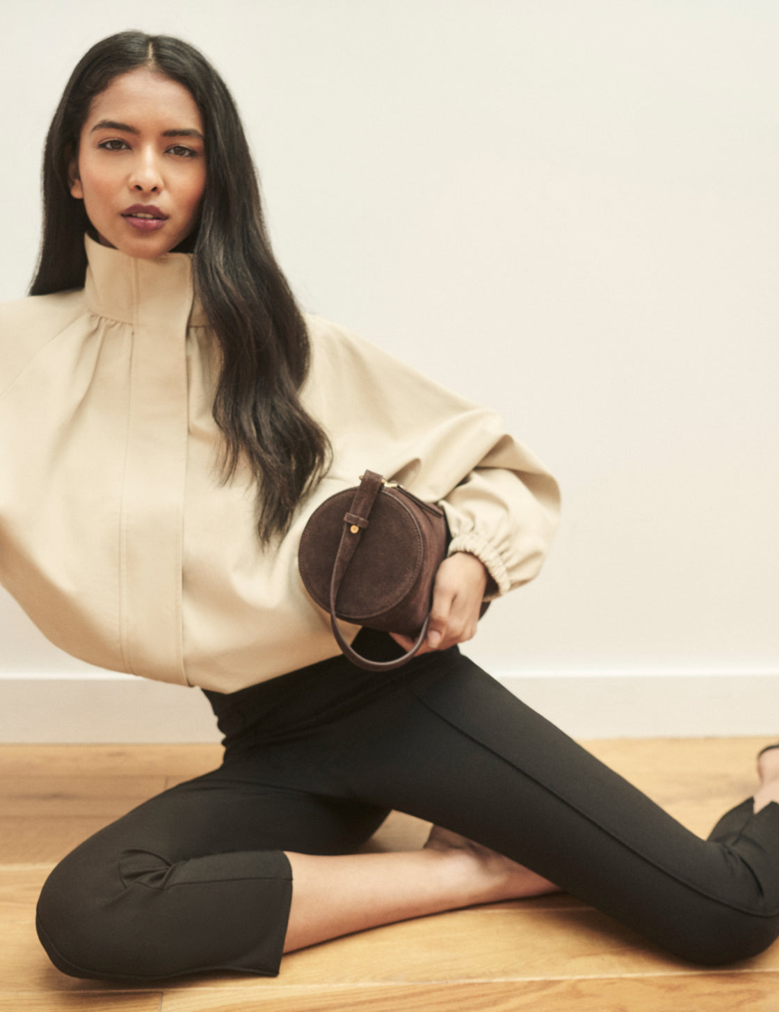 Black Jersey Ponte Capris Trousers