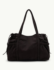 Black Cotton Holdall Bag