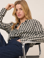 Black Gingham Shirt