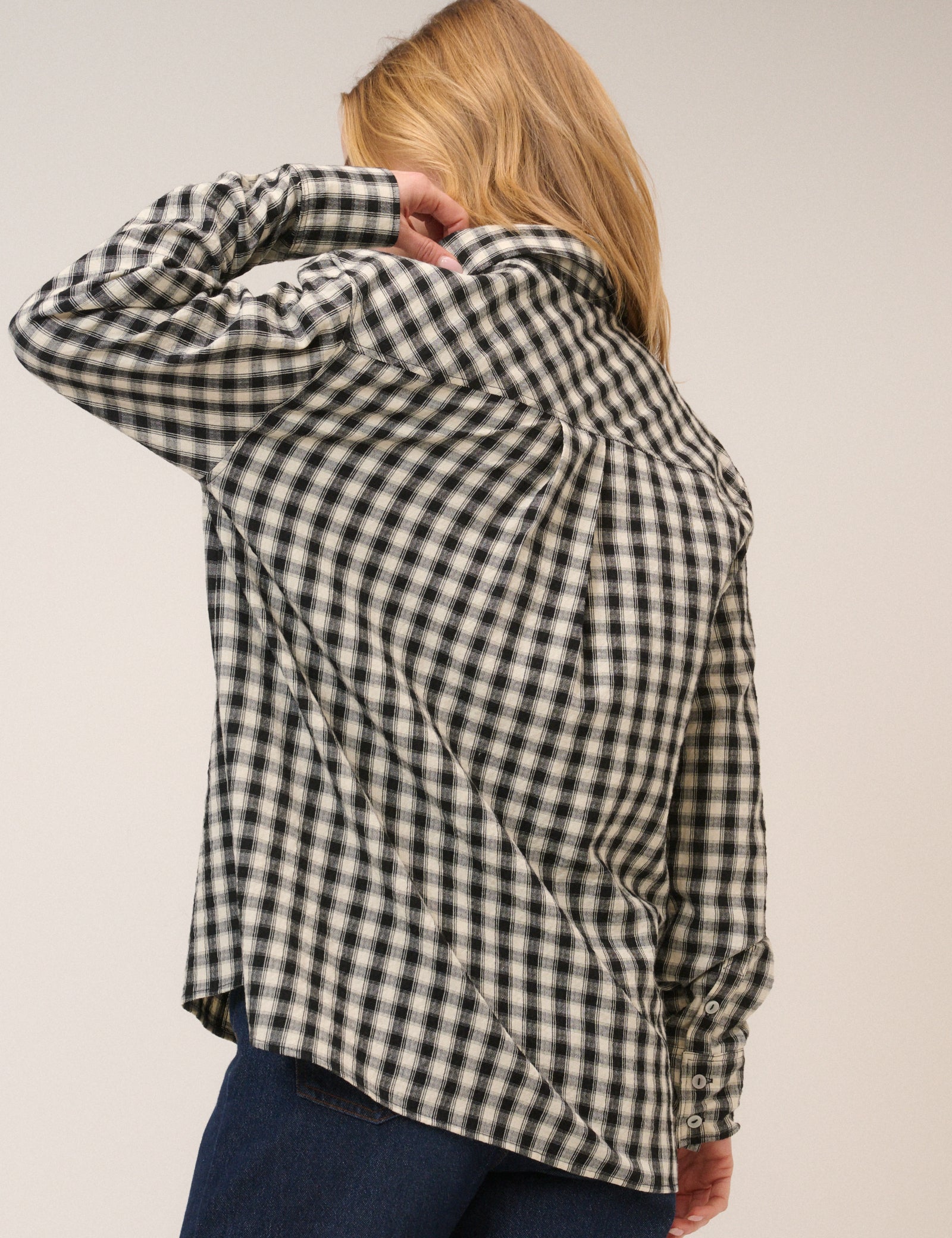 Black Gingham Shirt