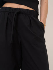 Black High Waisted Balloon Leg Trousers