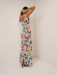 Black Floral Juniper Maxi Dress
