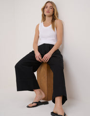 Black High Waisted Trousers