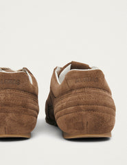 Alohas Suede Brown Leather Sneakers